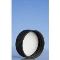 51mm Wadded Cap, Black - Click Image to Close